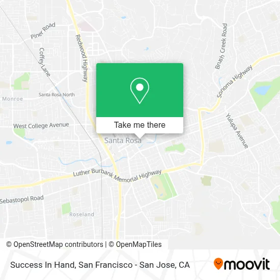Success In Hand map