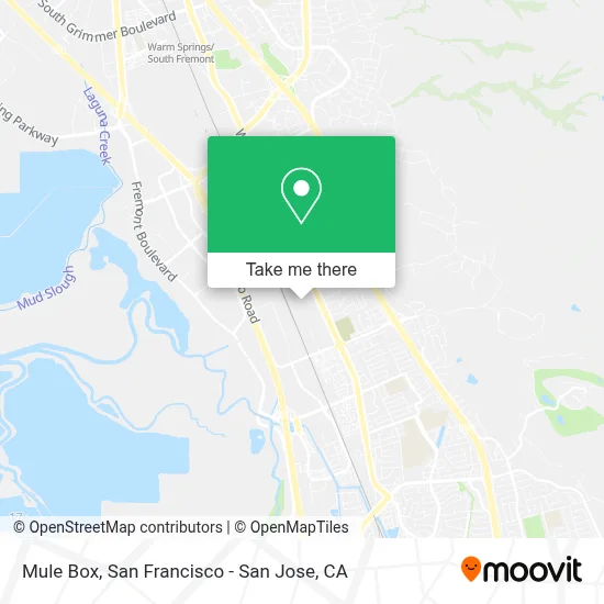 Mule Box map