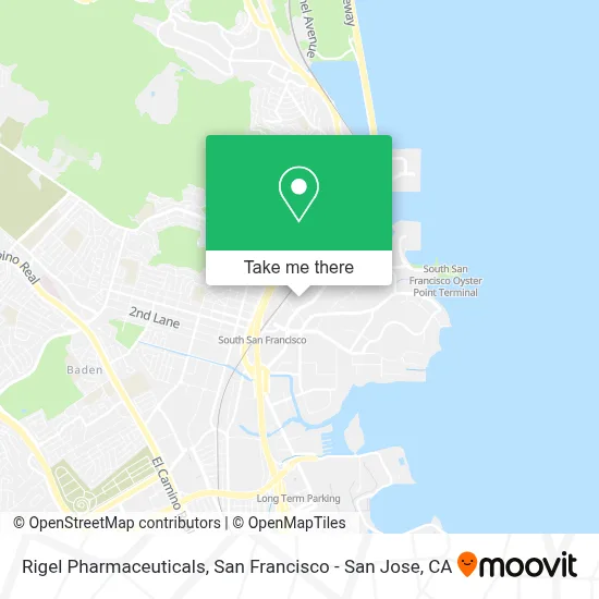 Rigel Pharmaceuticals map