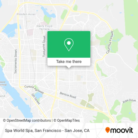 Spa World Spa map