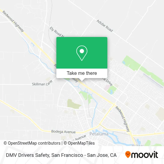 DMV Drivers Safety map