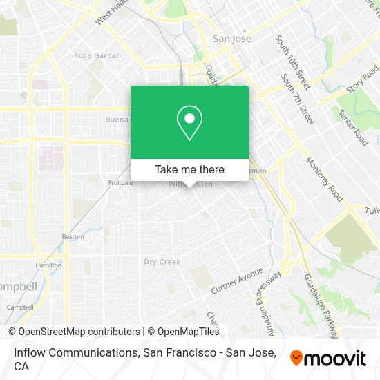 Inflow Communications map