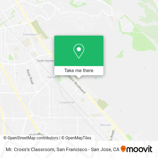 Mr. Cross's Classroom map