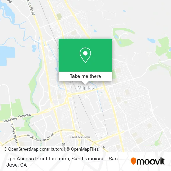 Ups Access Point Location map
