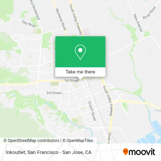Inkoutlet map