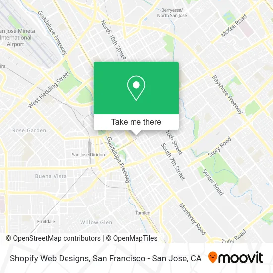 Shopify Web Designs map