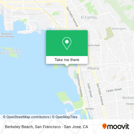Berkeley Beach map