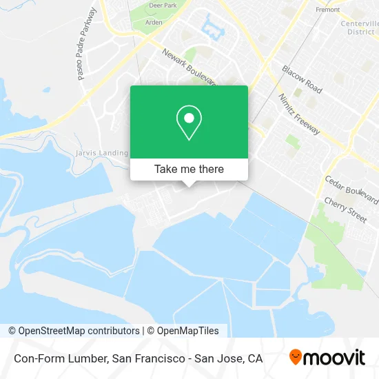 Con-Form Lumber map