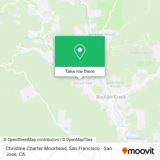 Christine Charter Moorhead map
