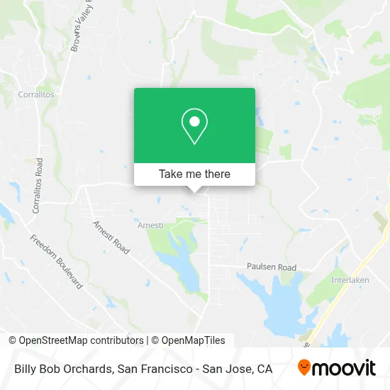Billy Bob Orchards map