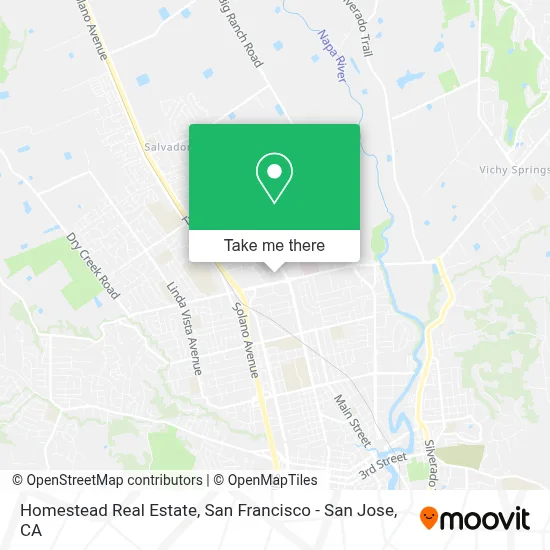 Homestead Real Estate map