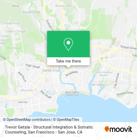 Trevor Getsla - Structural Integration & Somatic Counseling map