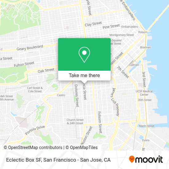 Eclectic Box SF map