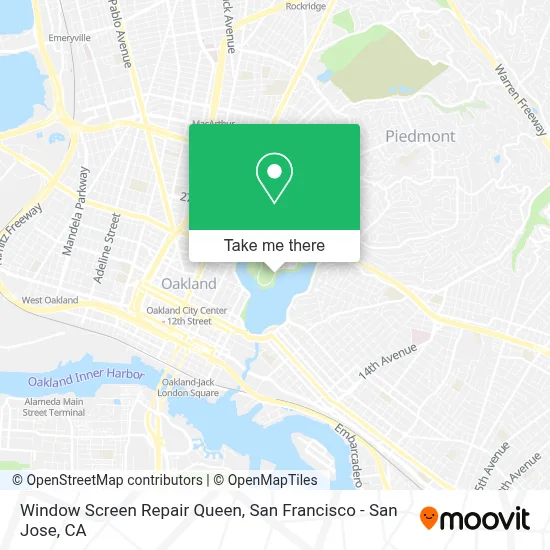 Window Screen Repair Queen map