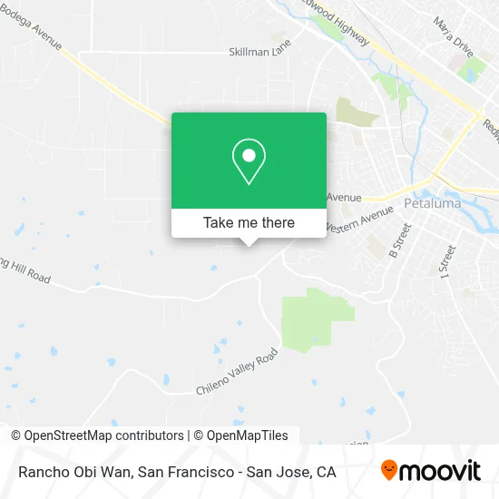 Rancho Obi Wan map