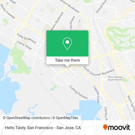Hello Tasty map
