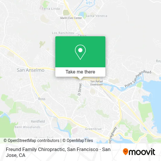 Freund Family Chiropractic map