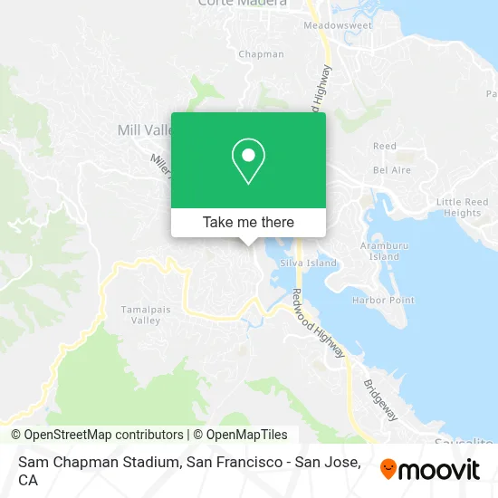 Sam Chapman Stadium map