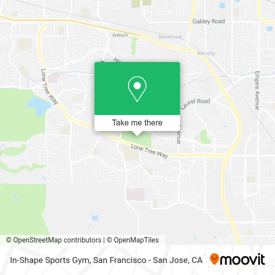 In-Shape Sports Gym map