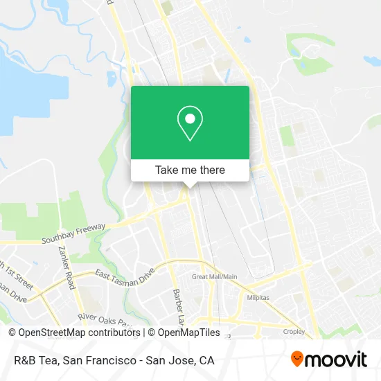 R&B Tea map