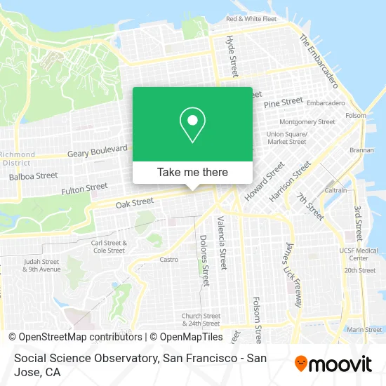 Social Science Observatory map