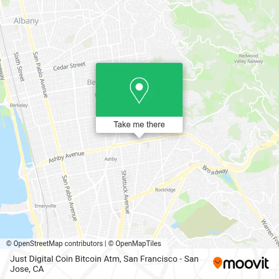 Just Digital Coin Bitcoin Atm map