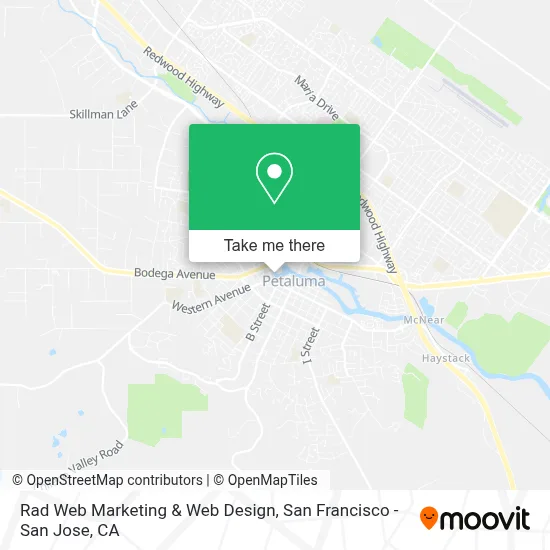 Rad Web Marketing & Web Design map
