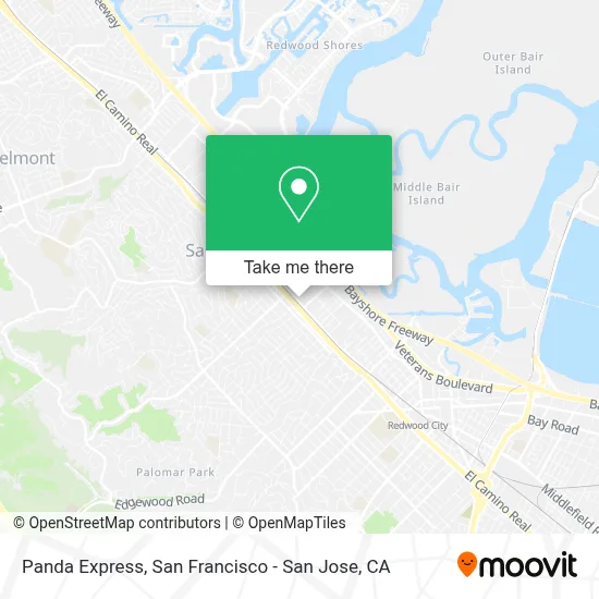 Panda Express map
