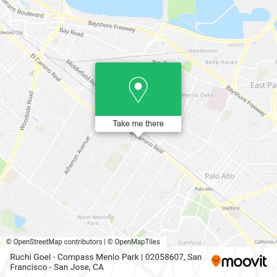 Ruchi Goel - Compass Menlo Park | 02058607 map