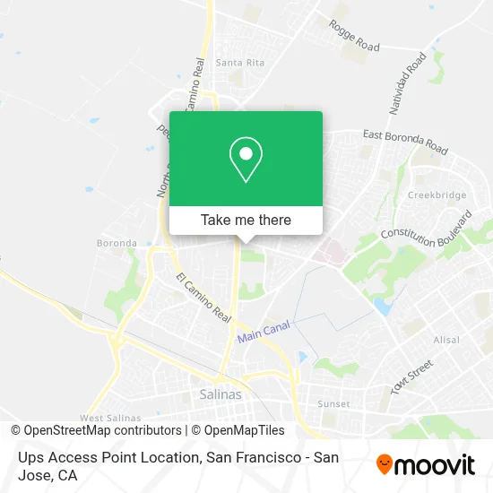 Ups Access Point Location map