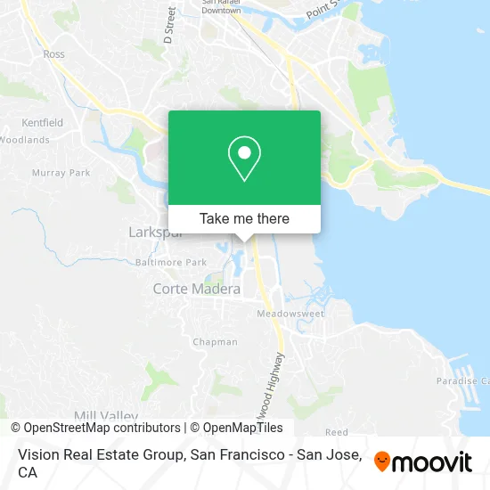 Vision Real Estate Group map