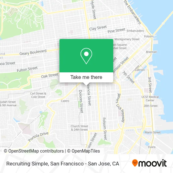 Recruiting Simple map