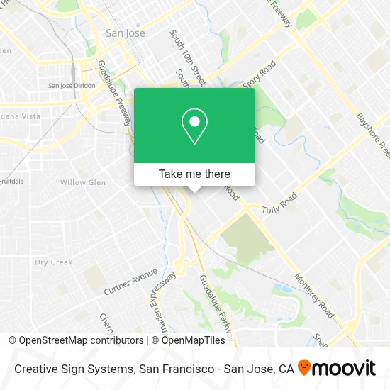Creative Sign Systems map