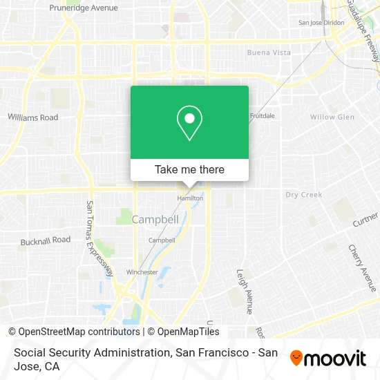 Social Security Administration map