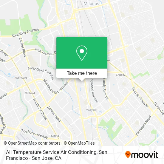 All Temperature Service Air Conditioning map
