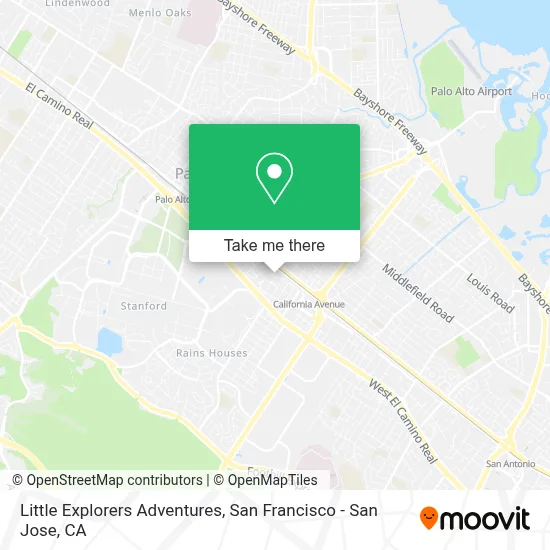 Little Explorers Adventures map
