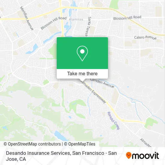 Desando Insurance Services map
