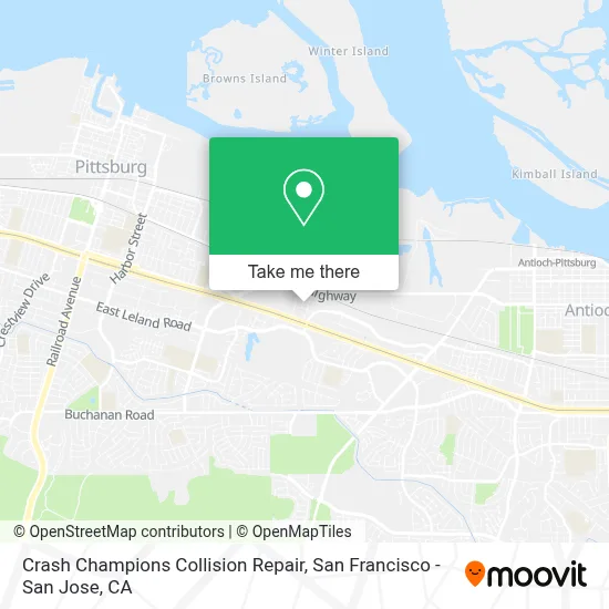 Crash Champions Collision Repair map
