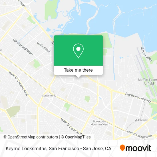 Keyme Locksmiths map