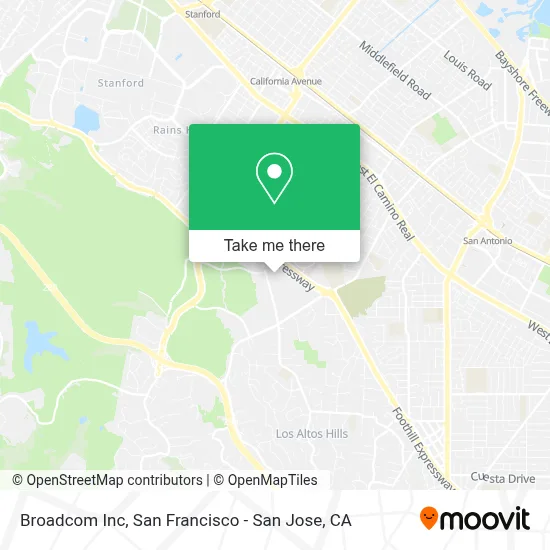 Broadcom Inc map