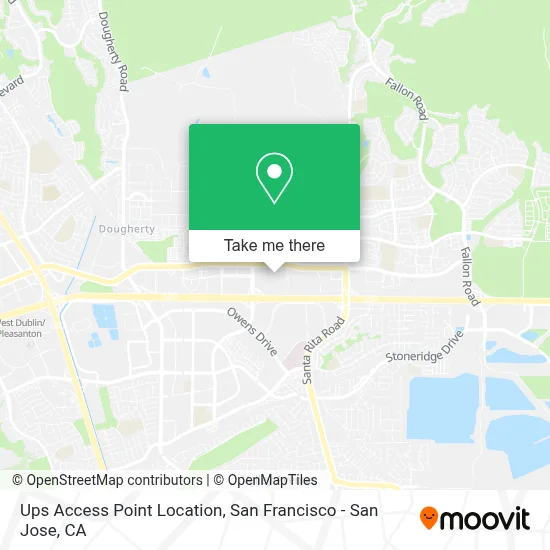 Ups Access Point Location map