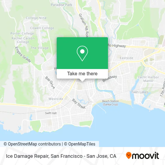 Ice Damage Repair map