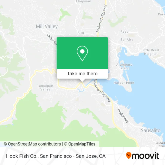 Hook Fish Co. map