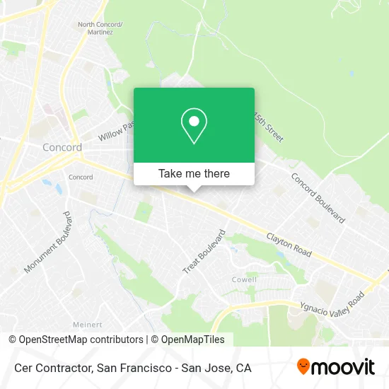 Cer Contractor map