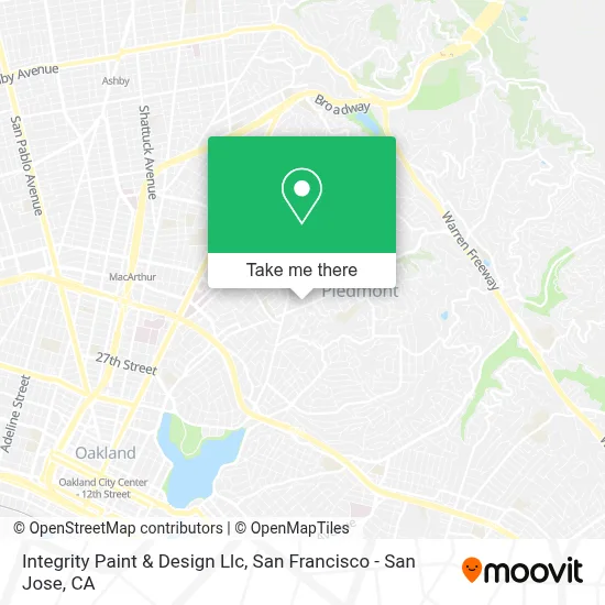 Integrity Paint & Design Llc map