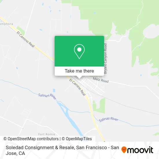 Soledad Consignment & Resale map