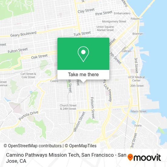 Camino Pathways Mission Tech map