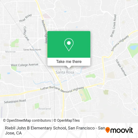 Riebli John B Elementary School map
