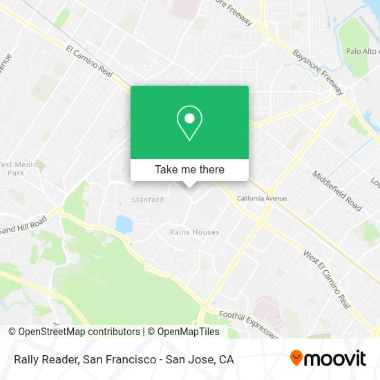 Rally Reader map
