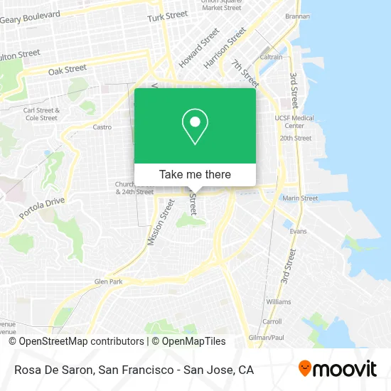 Rosa De Saron map